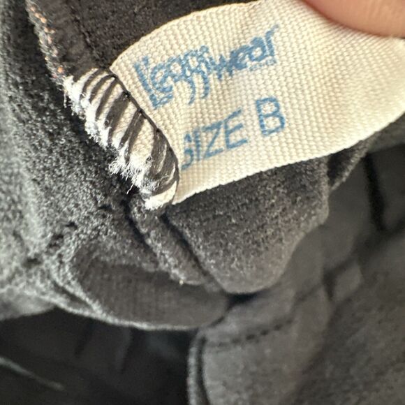 Hanes L'eggs Wear Hosiery Textured Tights Pantyhose Black Size B Vintage Unused - Picture 4 of 8